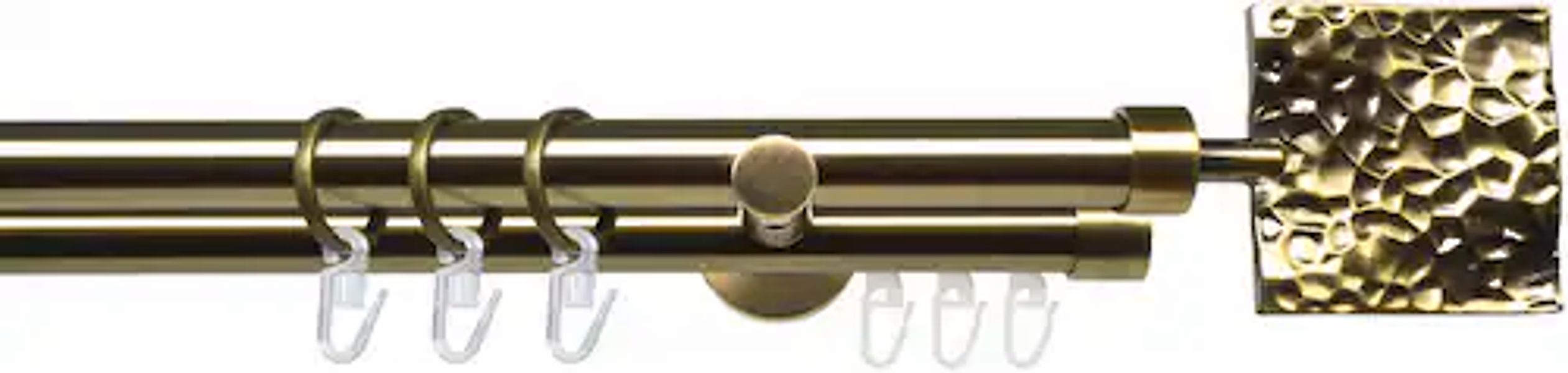 Liedeco Gardinenstange "Stilgarnitur 20 mm Blues Johnny" Ø 2 mm 2 läufig-lä günstig online kaufen