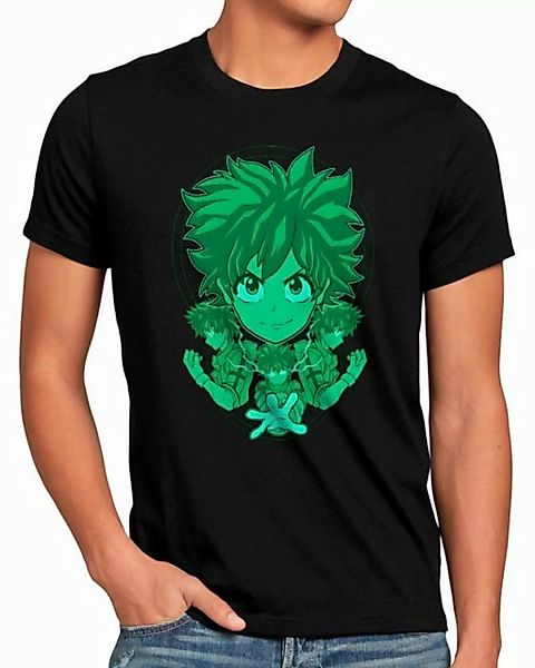 style3 T-Shirt Green Power anime manga my hero academia cosplay günstig online kaufen