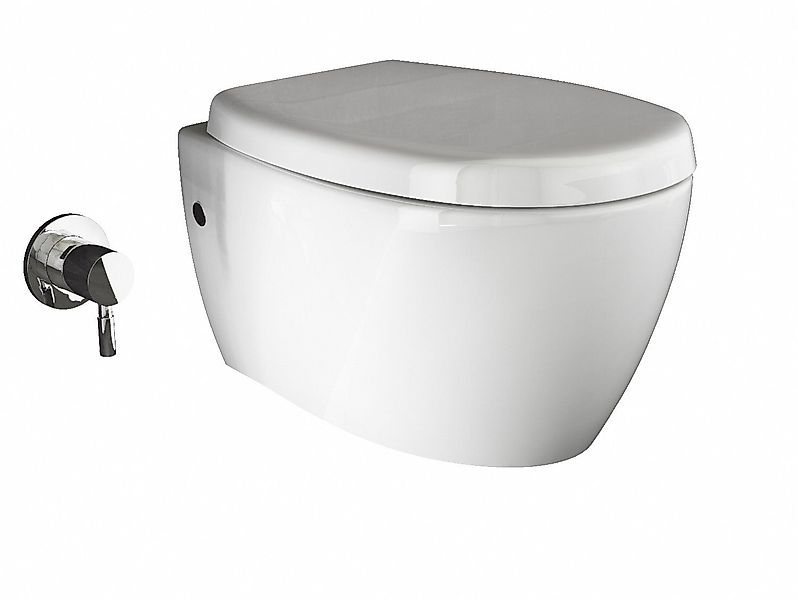 Aqua Bagno Dusch-WC mit Softclose WC-Sitz günstig online kaufen