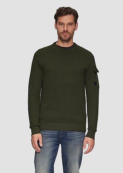 s.Oliver Strickpullover mit aufgesetzter Tasche am günstig online kaufen