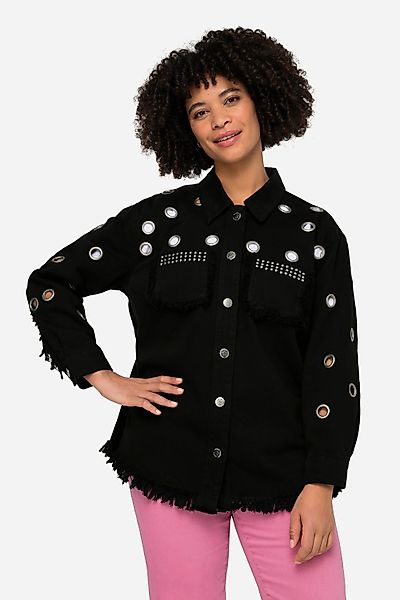 Angel of Style Kurzjacke Jeansjacke Ösen günstig online kaufen