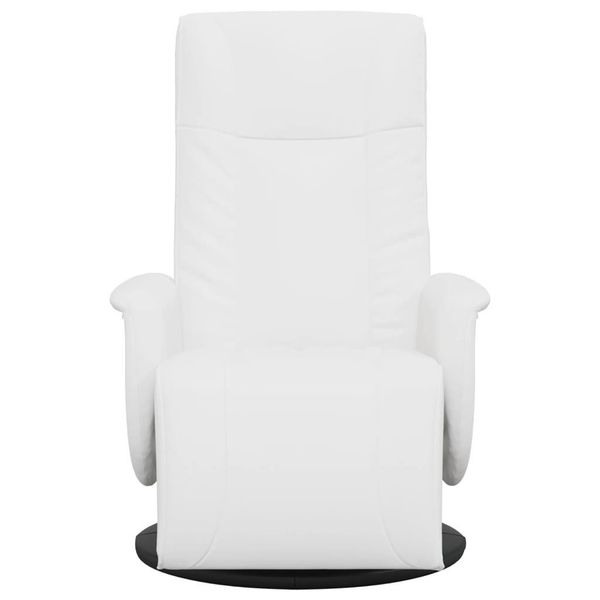 vidaXL Sessel Relaxsessel mit Fußteil Weiß günstig online kaufen