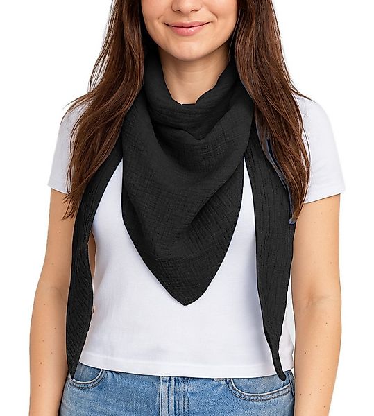 dy_mode Dreieckstuch Damen Halstuch Dreieckstuch Musselin Dreiecksschal Sch günstig online kaufen