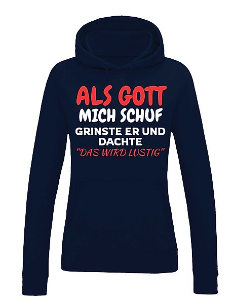 Youth Designz Kapuzenpullover Als Gott mich günstig online kaufen