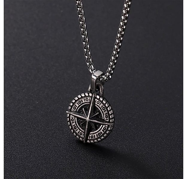 ROUGEMONT Statementkette Massive Herren Kompass Halskette Albatros 60cm Ede günstig online kaufen