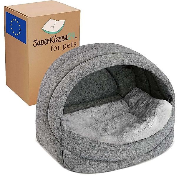 Superkissen24. Tierhaus Hundehütte Indoor für Hunde und Katzen - Wasserdich günstig online kaufen