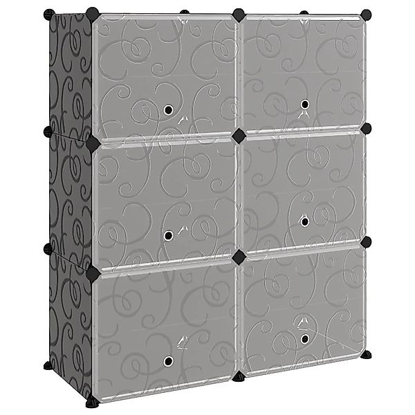 vidaXL Schuhregal Schwarz 84,5x31x93,5 cm PP 340566 günstig online kaufen