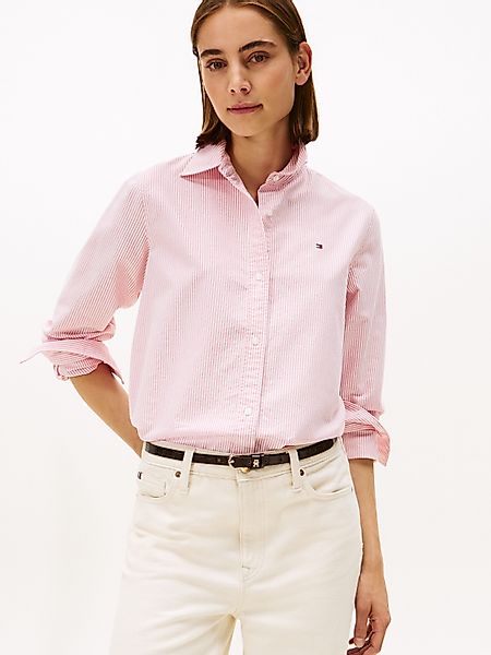 Tommy Hilfiger Hemdbluse OXFORD RELAXED FIT günstig online kaufen