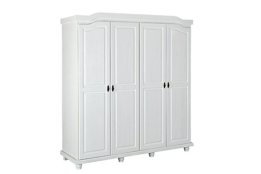 Inter Link Kleiderschrank Isny Massivholz Kleiderschrank, Landhausstil, Kle günstig online kaufen