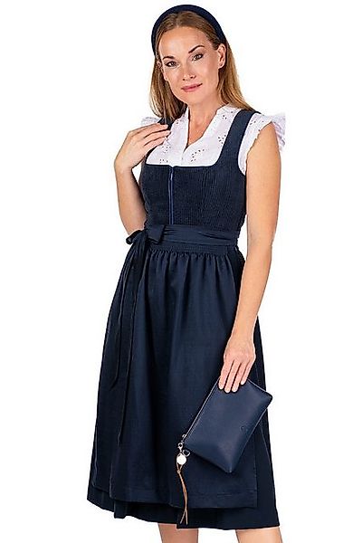 Spieth & Wensky Dirndl Cord Dirndl 2tlg. - DASING - dunkelblau günstig online kaufen