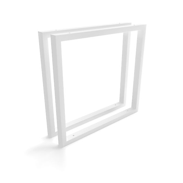 HEVVA Waschtischhalterung REUSS Weiß 45 cm Tiefe 2er Set günstig online kaufen