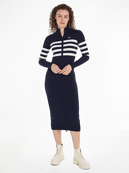 Tommy Jeans Sweatkleid TJW STRIPE MIDI SWEATER DRESS mit Streifendesign günstig online kaufen