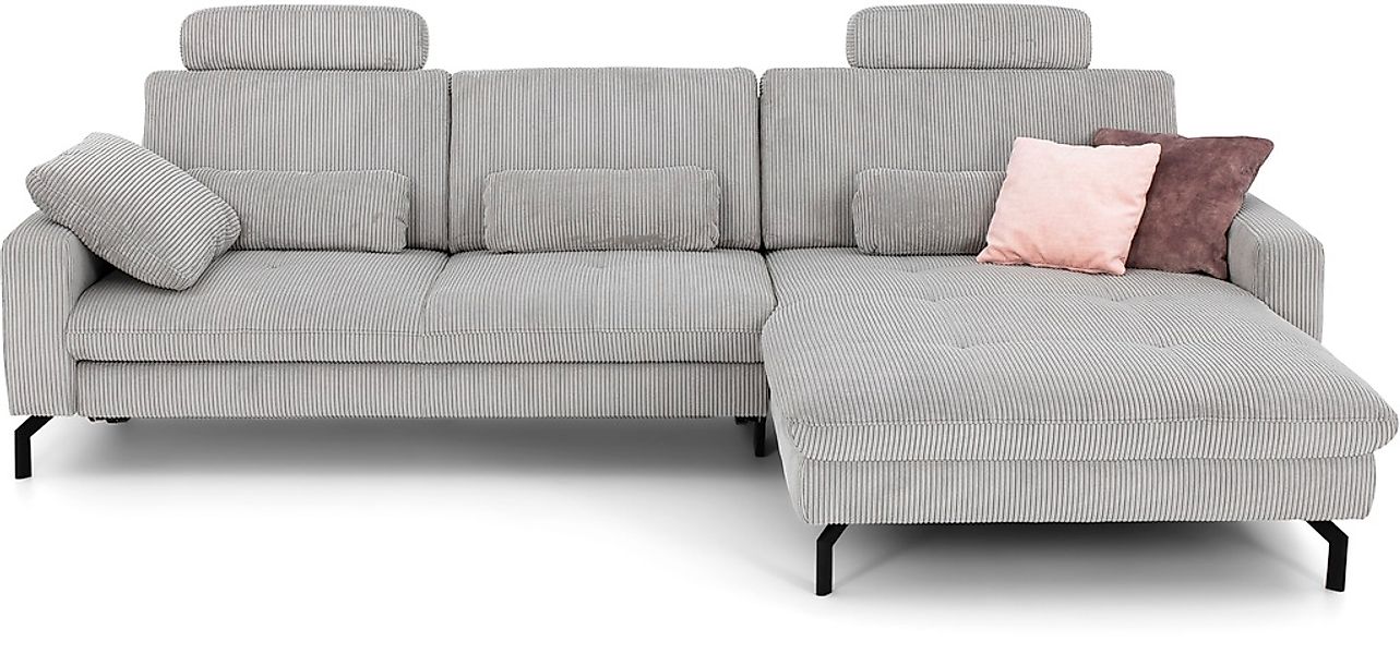 Die PlanBar Ecksofa "MP-IN20110 L-Form mit Federkern-Polsterung", optional günstig online kaufen