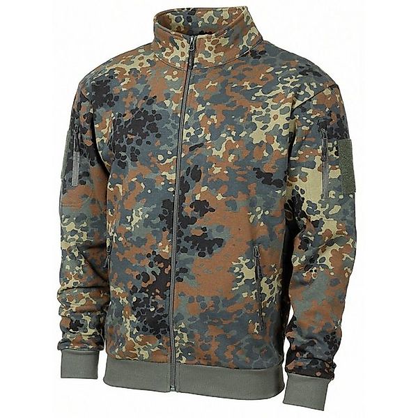 MFH Outdoorjacke Sweatjacke, "Tactical", flecktarn 4XL günstig online kaufen