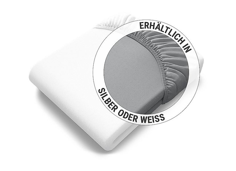 bett1.de Spannbettlaken BODYGUARD Jersey-Bettlaken, Gummizug: rundum, robus günstig online kaufen