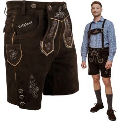 HOFGLANZ Trachtenlederhose Herren Lederhose, traditionelle Trachtenhose günstig online kaufen