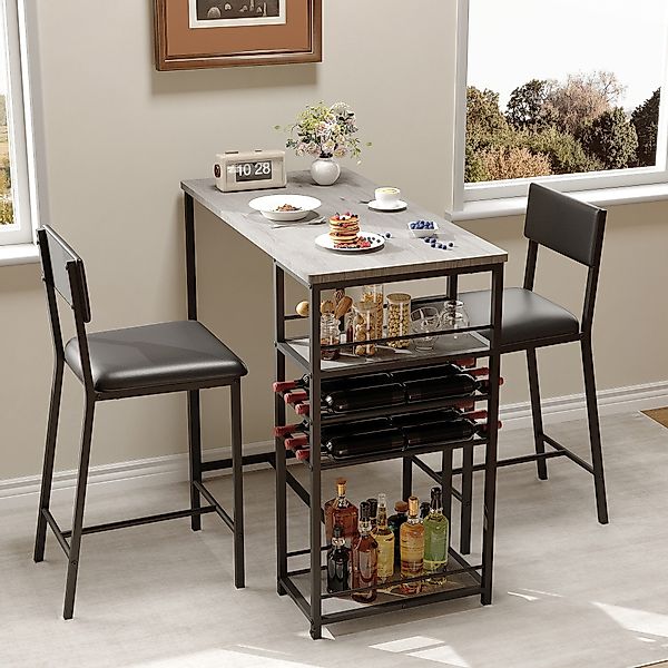 GarveeMore Essgruppe Esstisch-Set für 2, Bartisch günstig online kaufen