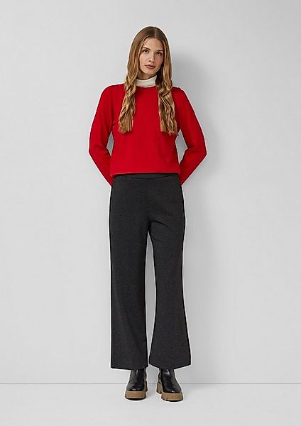 s.Oliver Culotte Hose Culotte mit feinem Herringbonemuster günstig online kaufen