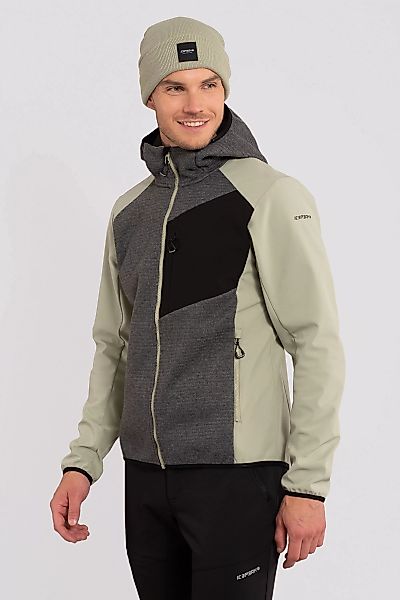 Icepeak Softshelljacke Danfort Hybrid-Softshelljacke für Herren mit Kapuze günstig online kaufen