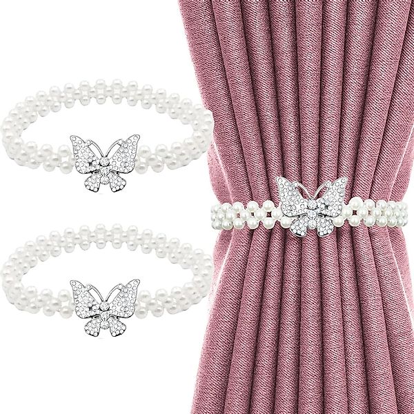 Coonoor Raffhalter 2 Stück Elastisches Seil Gardinenhalter, Gardinen Raffha günstig online kaufen