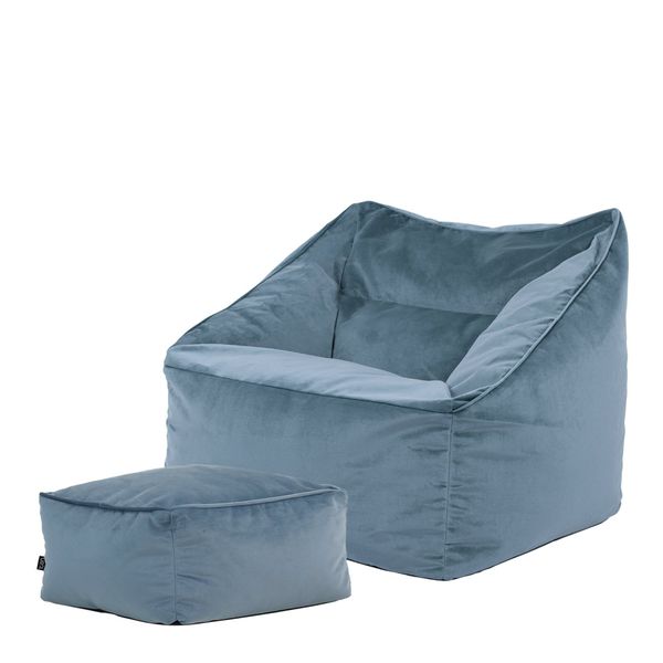 icon Sitzsack Riesen Sessel aus Samt günstig online kaufen