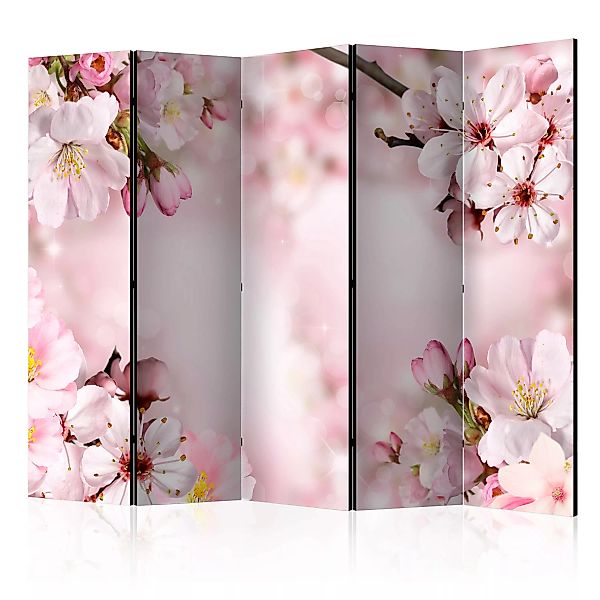 5-teiliges Paravent - Spring Cherry Blossom Ii [room Dividers] günstig online kaufen