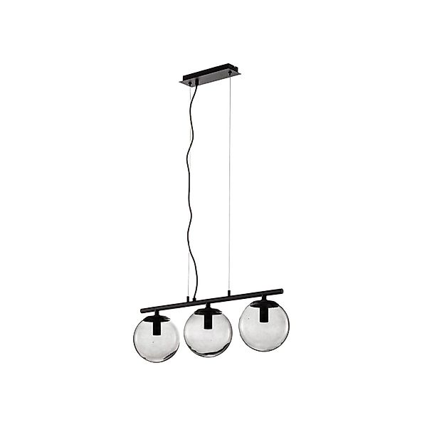 Lucande Pendelleuchte Sotiana 9639639 Retro Vintage Antik in Schwarz aus Gl günstig online kaufen