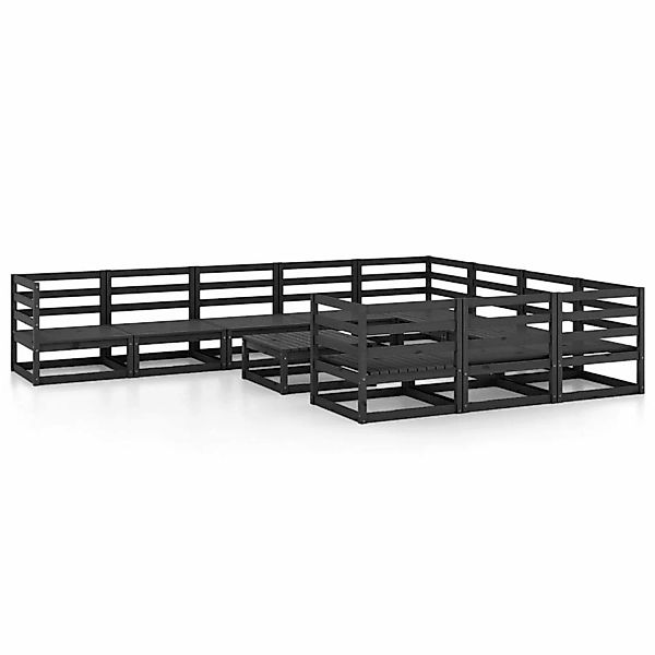 vidaXL 11-tlg Garten-Lounge-Set Massivholz Kiefer Modell 19 günstig online kaufen