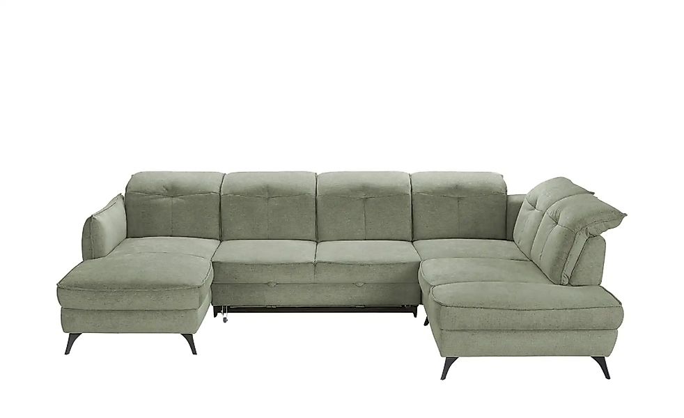 medium Wohnlandschaft inklusive diverser Funktionen Milan ¦ grün ¦ Maße (cm günstig online kaufen