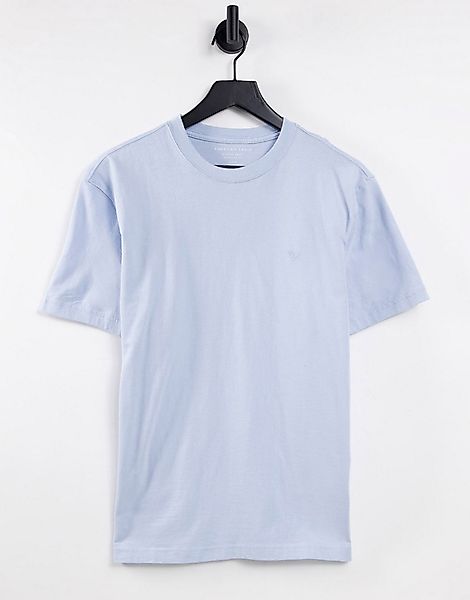American Eagle – Core-T-Shirt mit Logo in Eisblau günstig online kaufen