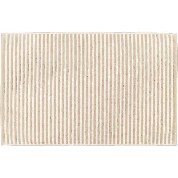 Cawö Badematten Two-Tone Stripes 480 - Farbe: sand - 33 - 50x80 cm günstig online kaufen