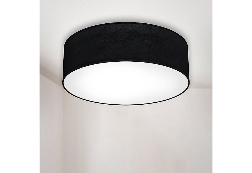 B.K.Licht LED Deckenleuchte, ohne Leuchtmittel, Deckenlampe, Textil Lampens günstig online kaufen