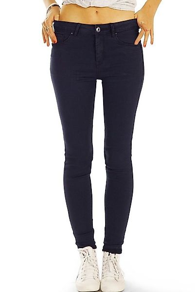 be styled Röhrenjeans Medium Waist Röhrenjeans Skinny Fit Stretch Hose eng günstig online kaufen