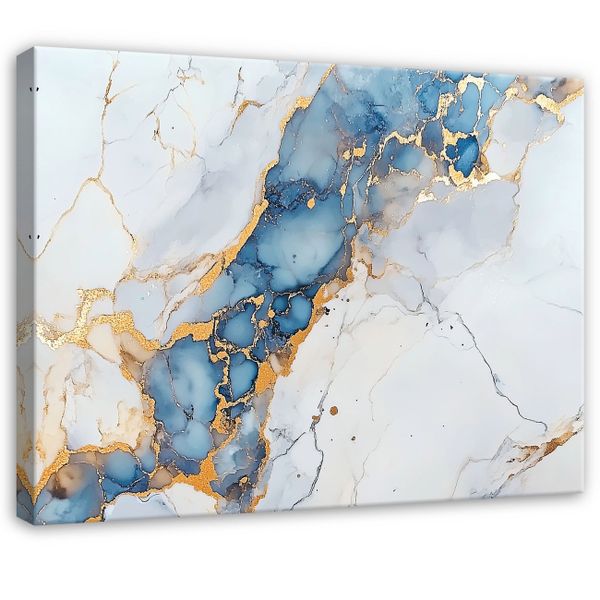 Wallarena Leinwandbild Abstrakt Marmor Grau Leinwand günstig online kaufen