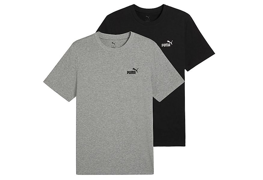 PUMA T-Shirt Herren T-Shirt 2er Pack Baumwolle (Packung, 2er Pack) günstig online kaufen