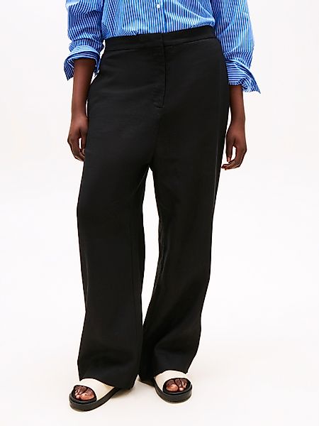 Tommy Hilfiger Curve Leinenhose "CRV ESS LINEN TAILORED STRT PANT" günstig online kaufen