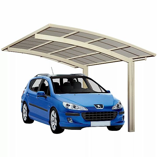 Ximax Alu Carport Portoforte Typ 60 Edelstahl-Look XS 241x556 cm Sonderfert günstig online kaufen