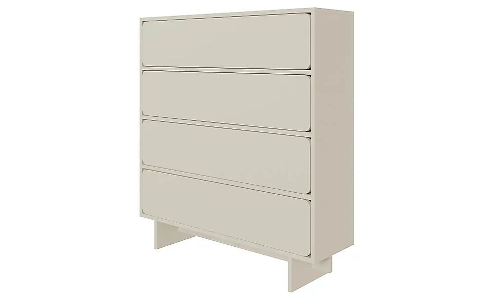 Kommode   ¦ beige ¦ Maße (cm): B: 100,8 H: 111,8 Kommoden & Sideboards > Ko günstig online kaufen