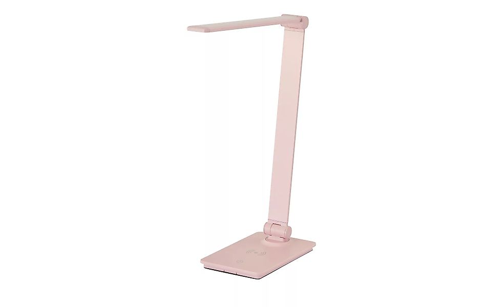 KHG LED-Tischeuchte, Pink mit Qi-Charger ¦ rosa/pink ¦ Maße (cm): B: 32,5 H günstig online kaufen