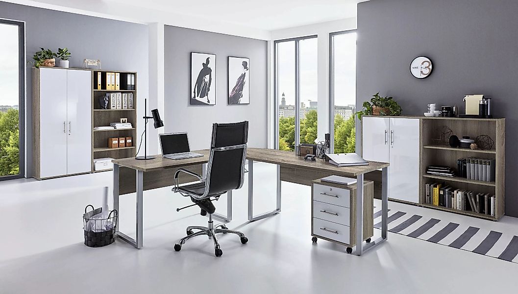 BMG Möbel Büromöbel-Set "Tabor Office", (Set, 8 tlg.) günstig online kaufen