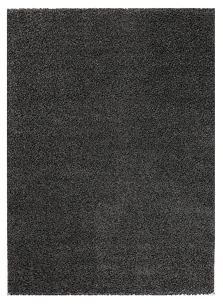 Vimoda Hochflor-Läufer Shaggy Teppich Anthrazit, Rund, günstig online kaufen