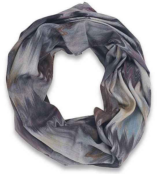 styleBREAKER Loop Loop Schal mit Aquarell Wellenmuster, (1-St) günstig online kaufen