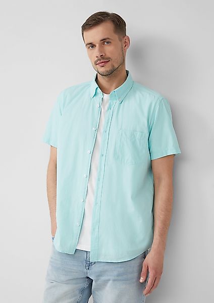 s.Oliver Kurzarmhemd Regular Fit: Kurzarmhemd mit günstig online kaufen