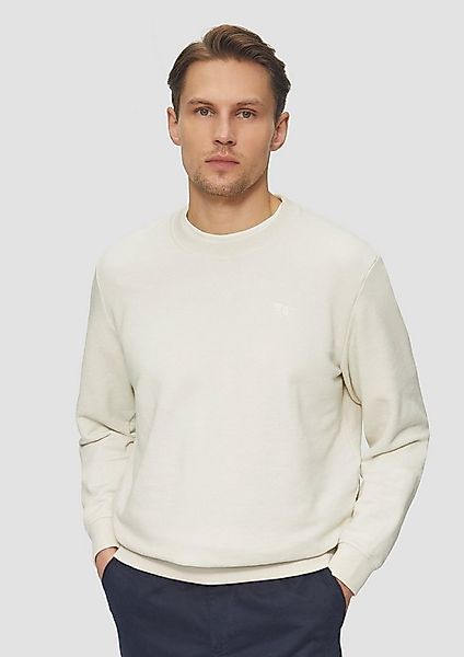 s.Oliver Sweatshirt Sweatshirt Crew Neck-Sweatshirt aus Baumwollmix mit Log günstig online kaufen