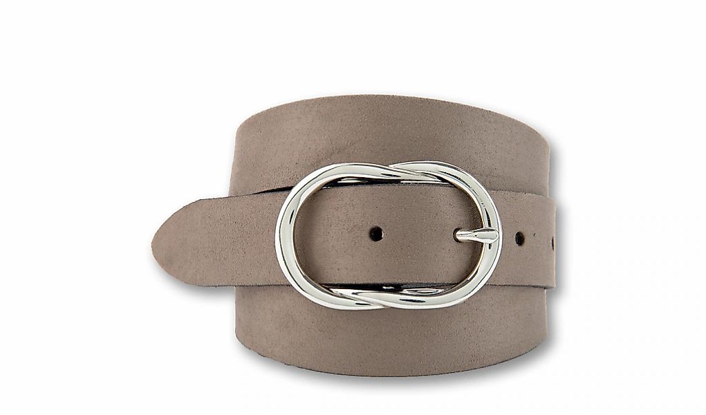 BERND GÖTZ Ledergürtel "Ledergürtel in samtigem Velours mit Designschließe" günstig online kaufen