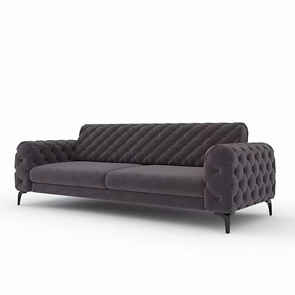 Möbeldreams Chesterfield-Sofa Arizona Sofa Chesterfield mit Schlaffunktion günstig online kaufen