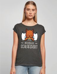 Youth Designz Print-Shirt "Katze Schlafshirt" Damen günstig online kaufen