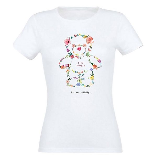 Banco T-Shirt Damen Sommershirt mit verschiedenen Bärendruck Streetwear Run günstig online kaufen