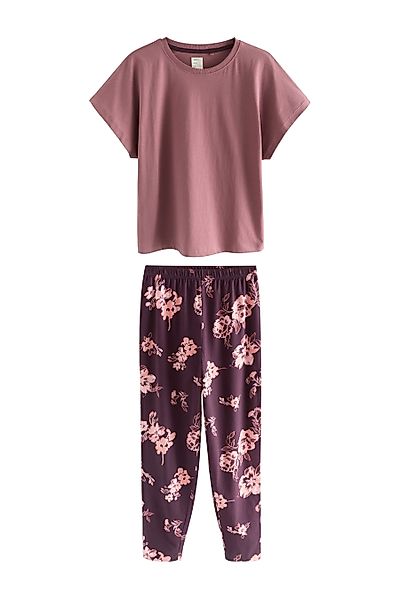 Next Pyjama Kurzärmeliger Baumwoll-Pyjama (2 tlg) günstig online kaufen