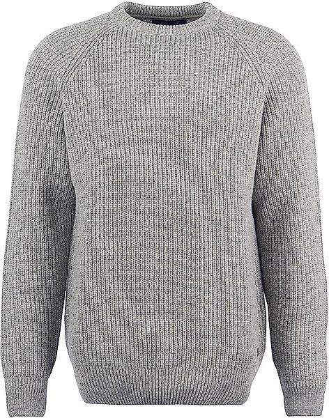 Barbour Pullover Lambswool Knitted Stone Grau - Größe XL günstig online kaufen